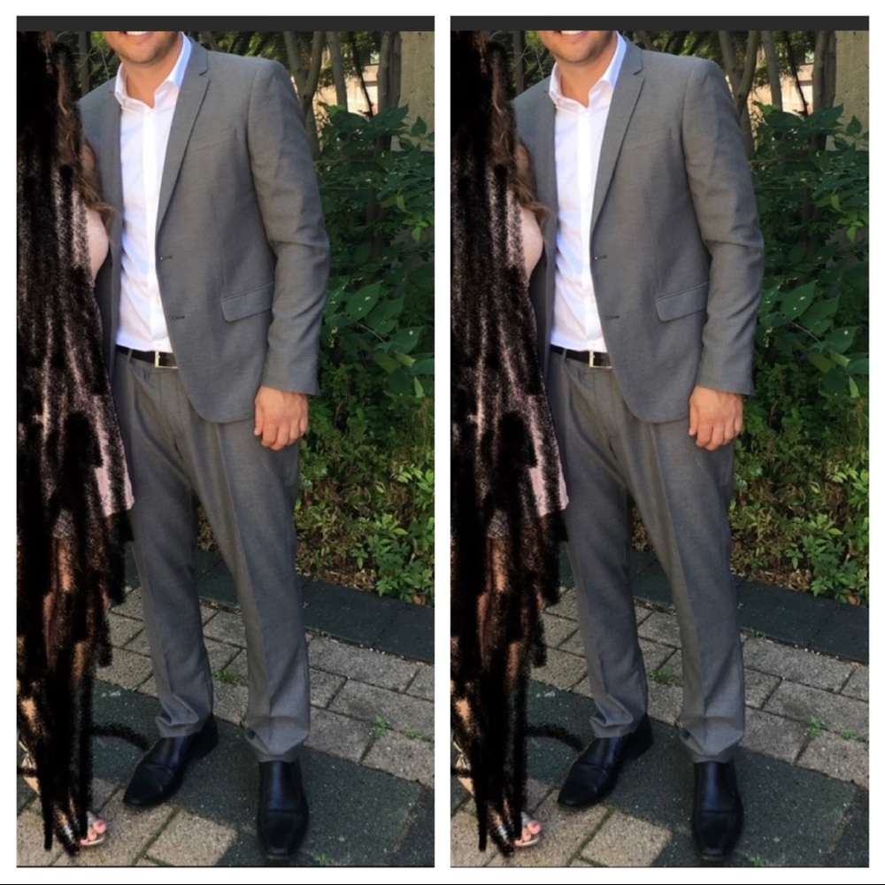 ⭐️HOST PICK  x 2 ⭐️Zara Man Gray Suit Set w/Jacket &Pants